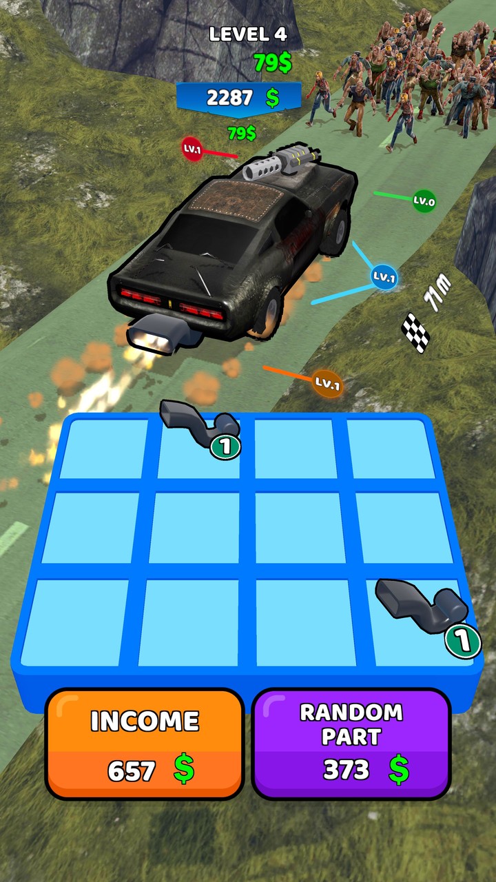 Zombie Car! screenshot image 3_Popularmodapk.com