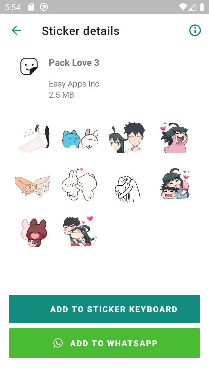 Animated WAStickerApps Love screenshot image 4_Popularmodapk.com