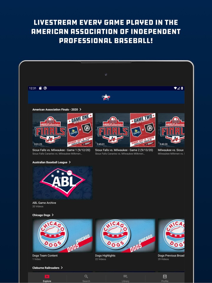 American Association TV screenshot image 12_Popularmodapk.com