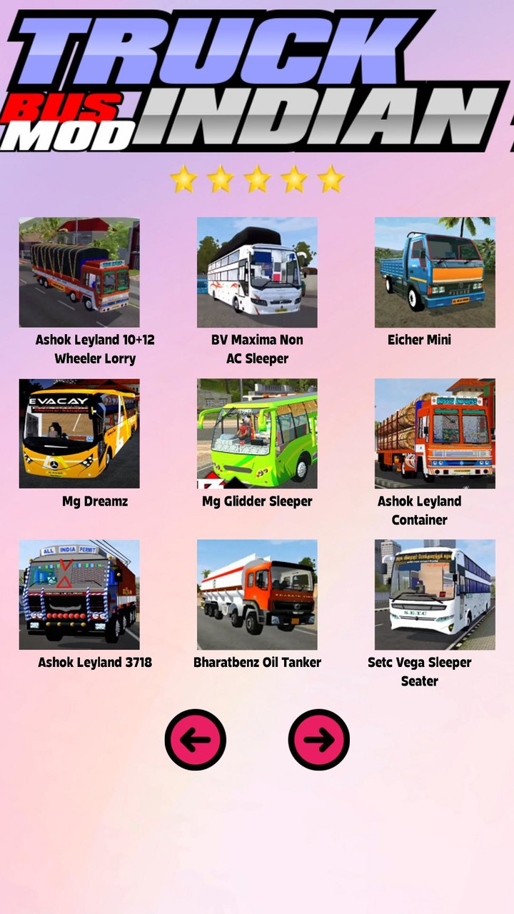 Bus Mod Truck Indian screenshot image 5_Popularmodapk.com