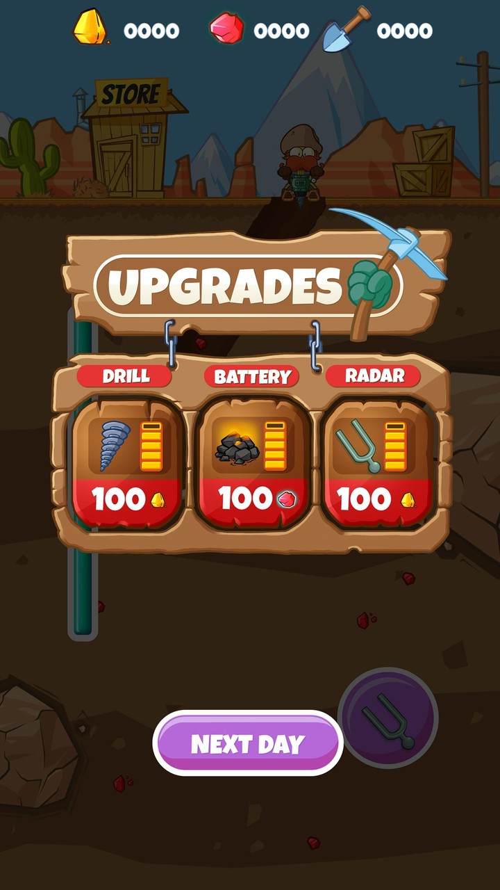 Diggy Miner: Gold Rush screenshot image 5_Popularmodapk.com