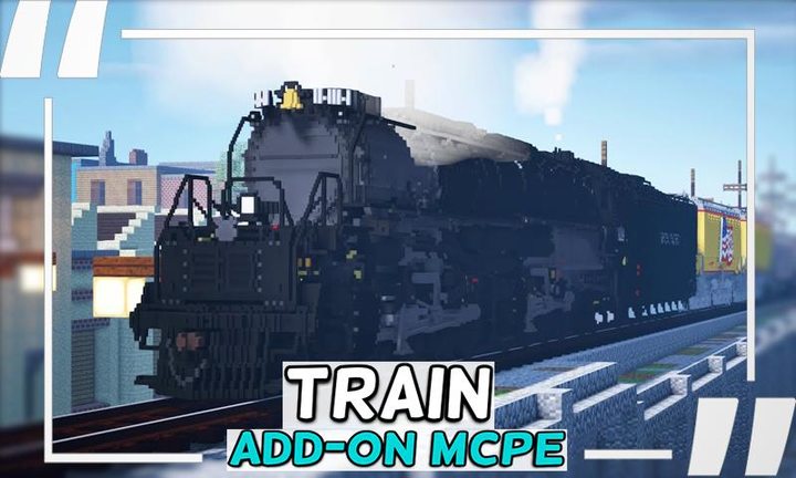 Train Add-on for Minecraft PE screenshot image 1_Popularmodapk.com