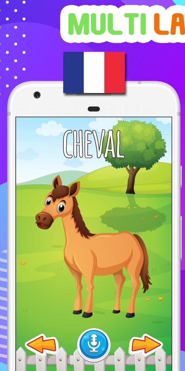 Learn Animal Names and Sounds screenshot image 1_Popularmodapk.com