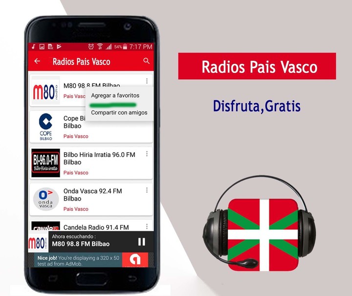 Radios País vasco Spain screenshot image 4_Popularmodapk.com