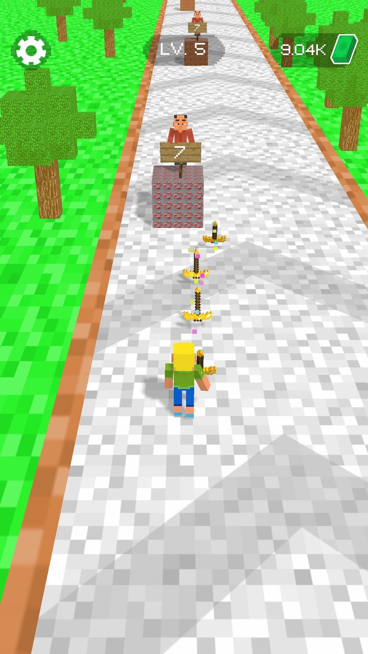 Voxel Run screenshot image 1_Popularmodapk.com