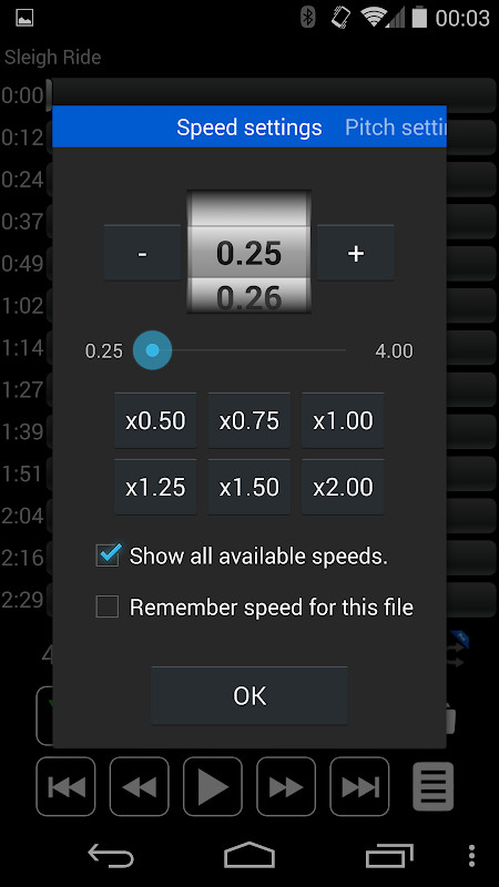 Audipo:Audio speed changer screenshot image 4_Popularmodapk.com