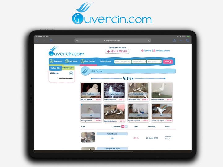 GUVERCiN.COM Güvercin İlanları screenshot image 9_Popularmodapk.com