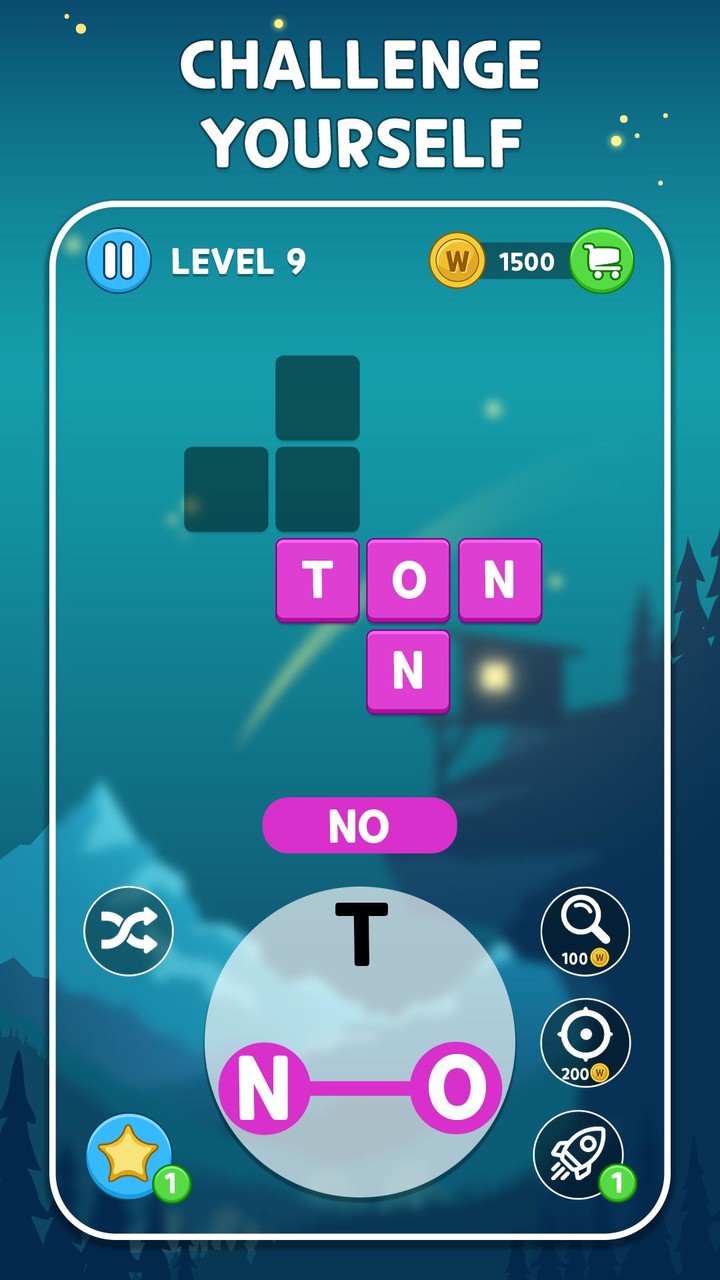WordPuz: Wordscape & Crossword screenshot image 1_Popularmodapk.com