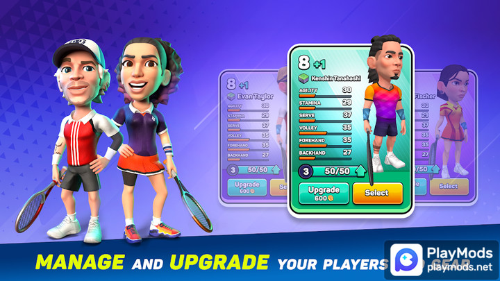 Mini Tennis: Perfect Smash<span>(Mod Menu)</span> screenshot image 3_Popularmodapk.com