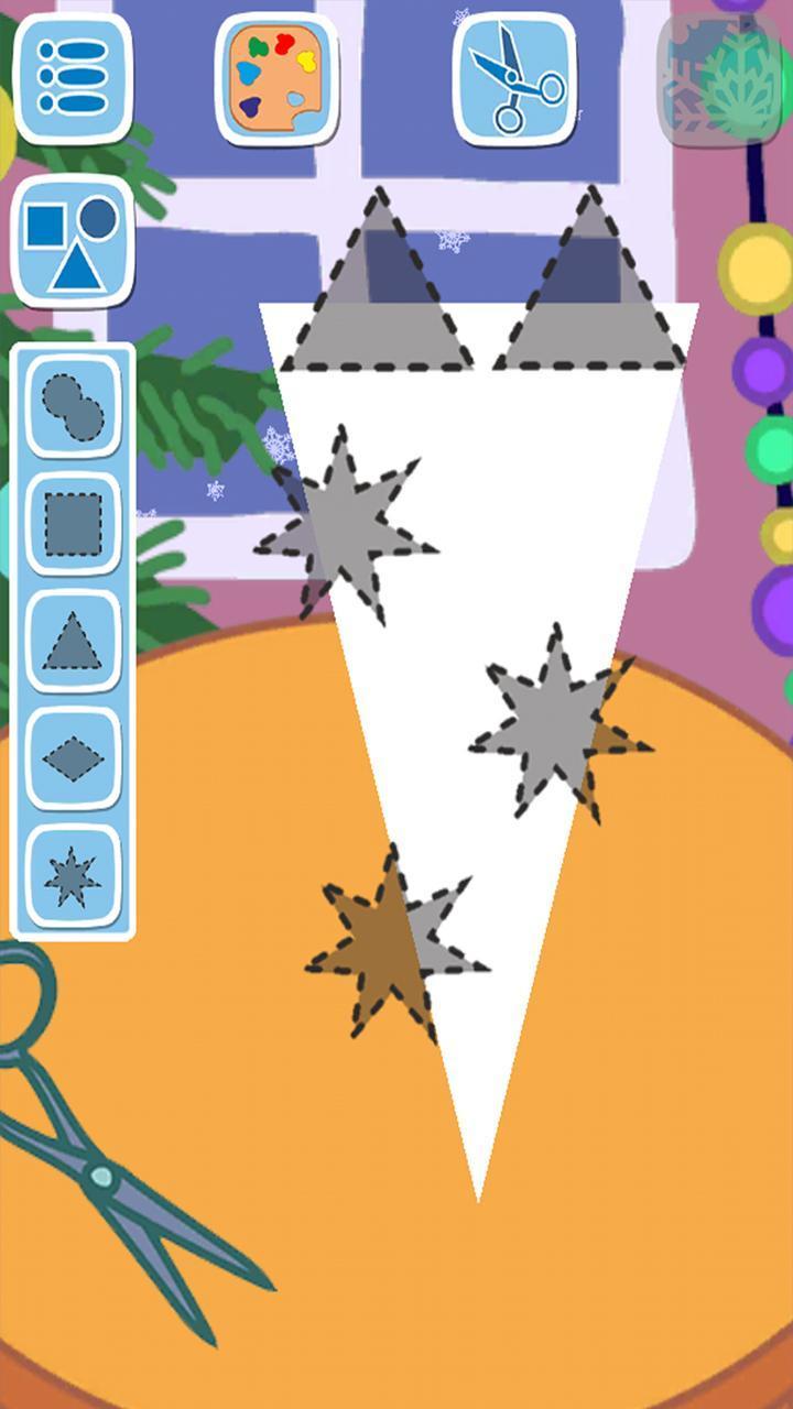 Kids handcraft: Snowflakes screenshot image 4_Popularmodapk.com