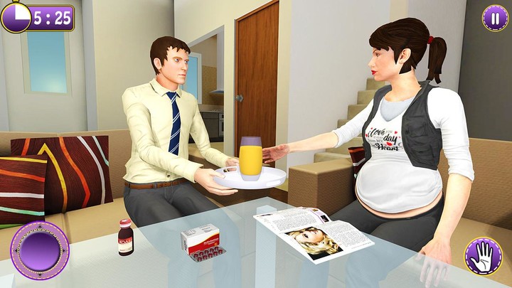 Pregnant Mother Game Simulator screenshot image 2_Popularmodapk.com