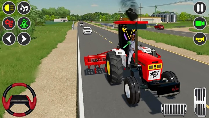 Heavy Tractor Driving Game 3d screenshot image 2_Popularmodapk.com