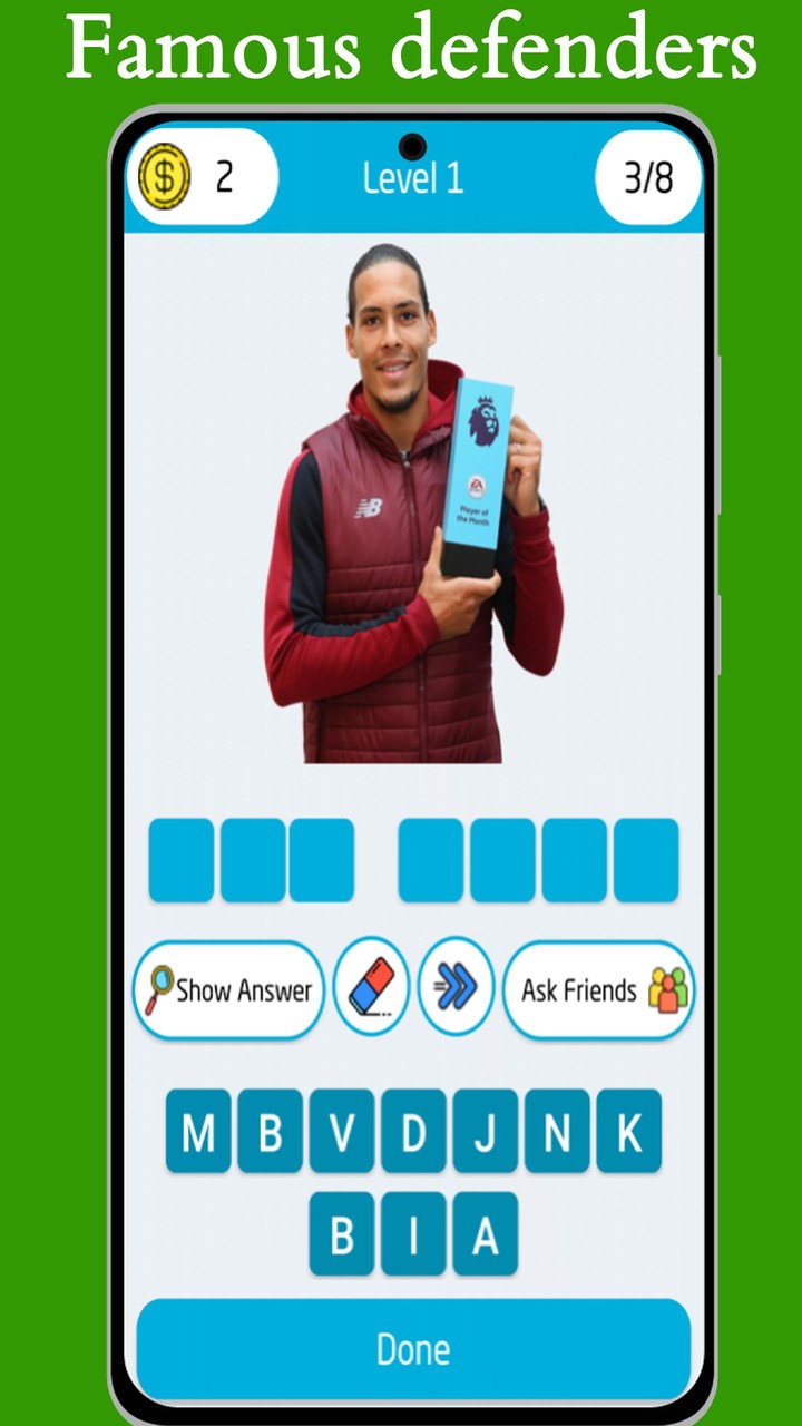 Football Quiz: Guess the Name screenshot image 4_Popularmodapk.com