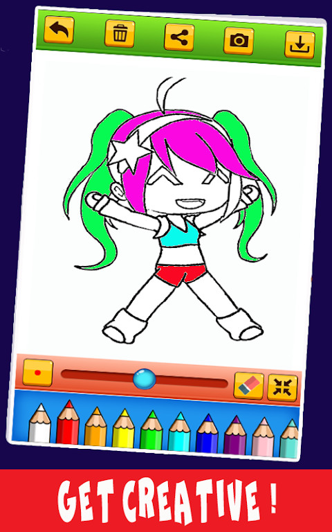 Gacha Chibi Coloring Book screenshot image 5_Popularmodapk.com