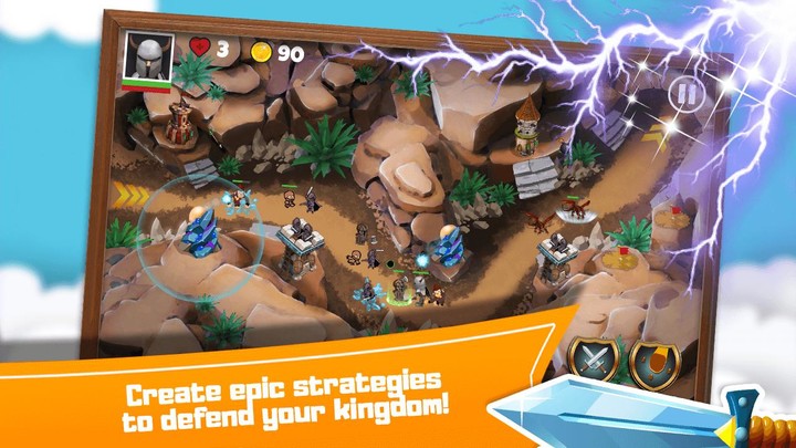 Kingdoms Clash Defend Towers screenshot image 1_Popularmodapk.com