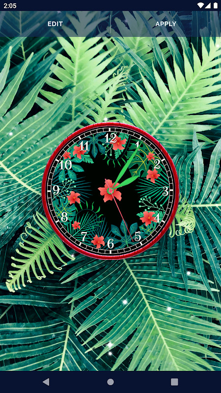Black Jungle Forest Clock screenshot image 8_Popularmodapk.com