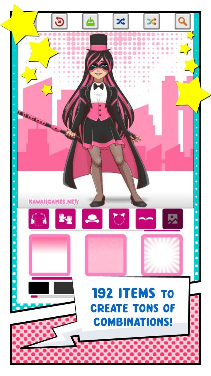 Kawaii Superhero Avatar Maker screenshot image 18_Popularmodapk.com