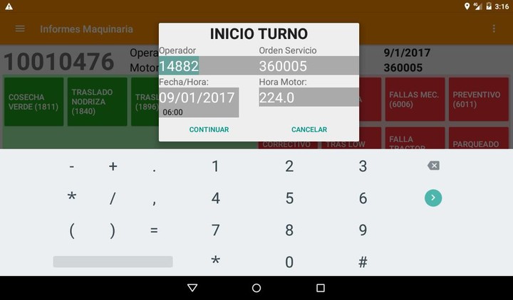 Informes Maquinaria screenshot image 10_Popularmodapk.com