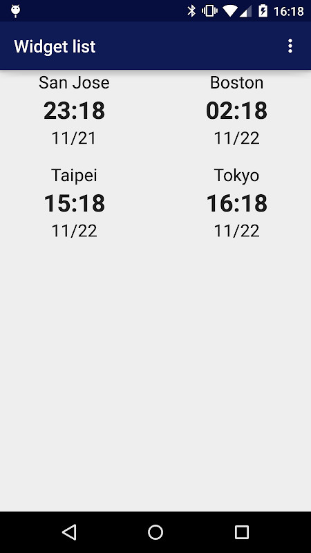 Simple World Clock Widget screenshot image 2_Popularmodapk.com