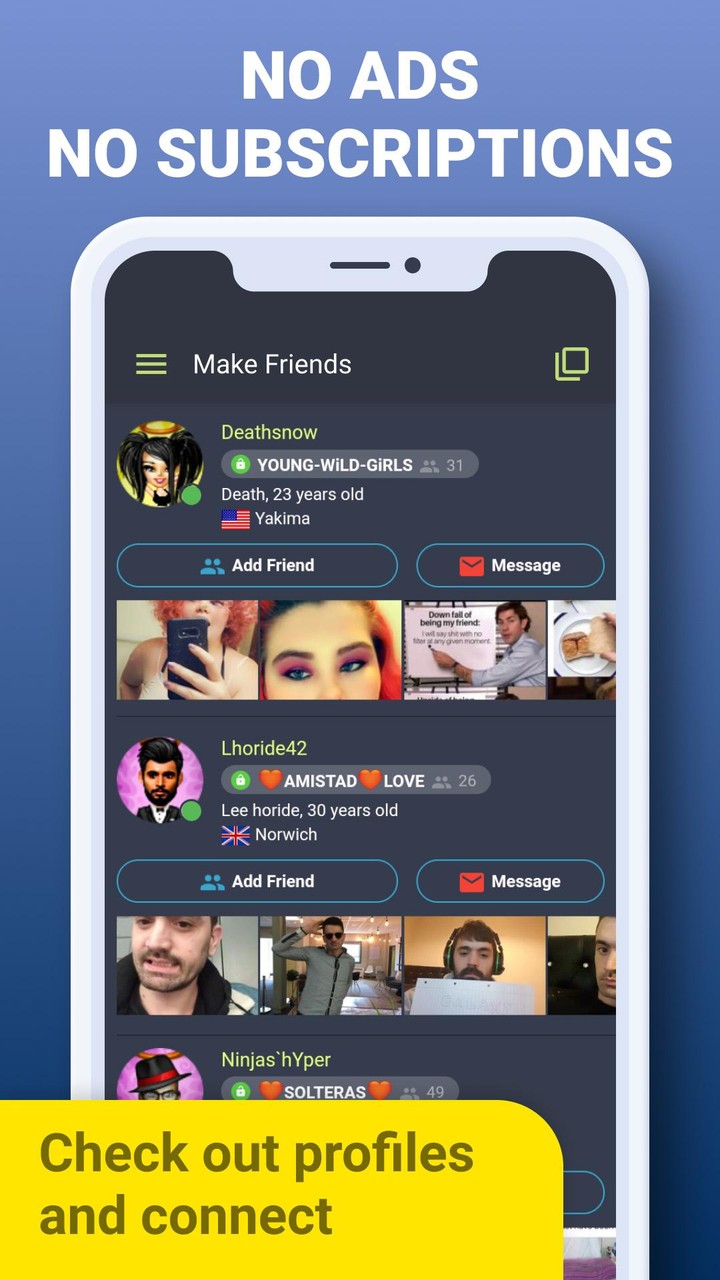 Galaxy - Chat Rooms & Dating screenshot image 3_Popularmodapk.com