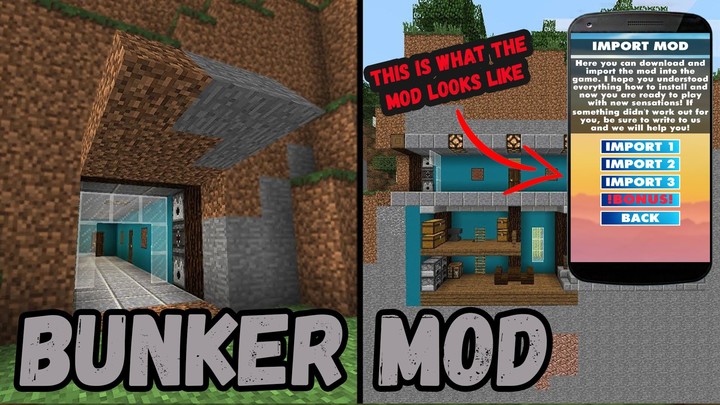 Bunker Mod For Minecraft screenshot image 5_Popularmodapk.com
