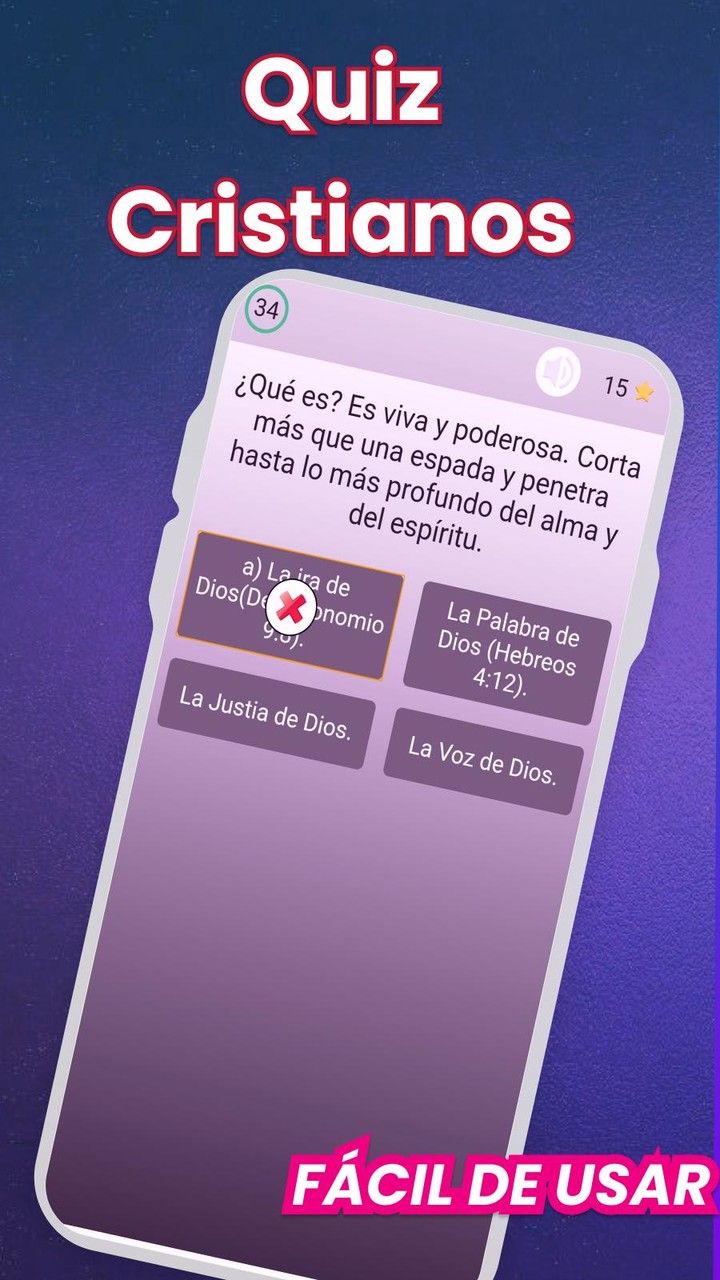 Preguntas y respuestas bíblica screenshot image 6_Popularmodapk.com
