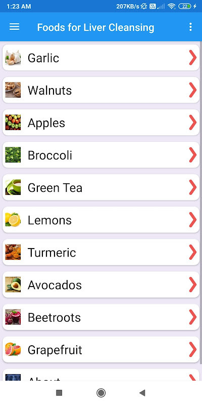 Foods for Liver Cleansing screenshot image 2_Popularmodapk.com