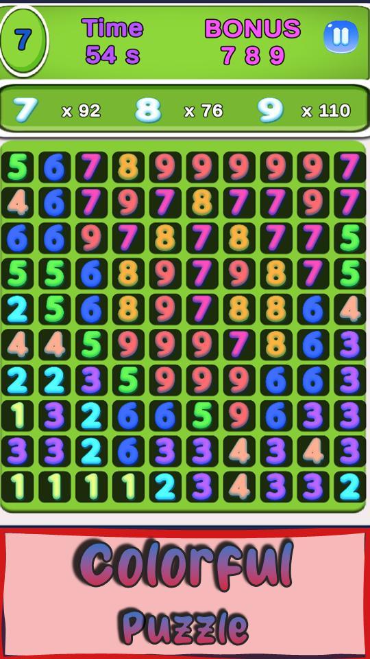 Pop Number Puzzle 10x10 - Nuto screenshot image 1_Popularmodapk.com