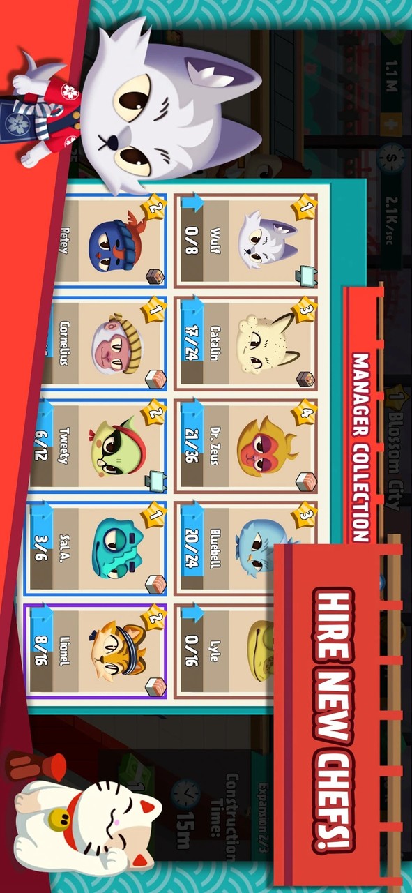 Sushi, Inc.(Money won't decrease, get rewards without watching ads) screenshot image 8_Popularmodapk.com