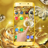 Golden Rose Particle LiveWallpaper3.2_Popularmodapk.com