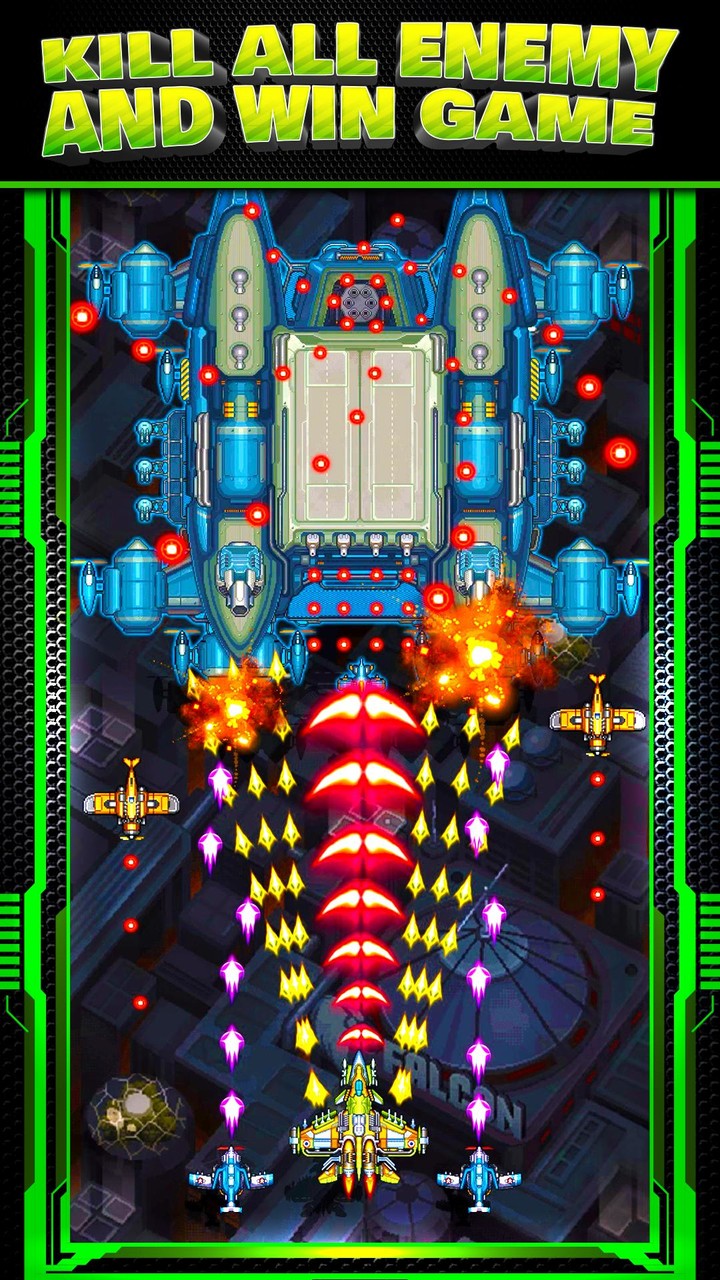 1945 Galaxy Shooter Attack screenshot image 1_Popularmodapk.com