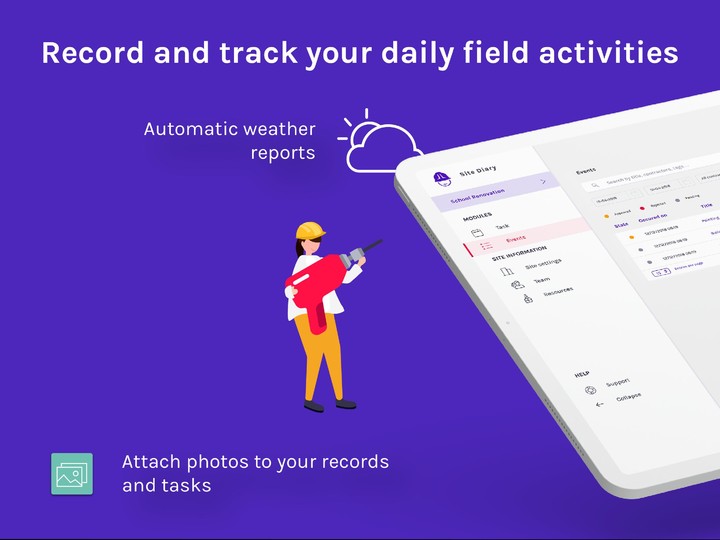 Site Diary - Construction task screenshot image 7_Popularmodapk.com