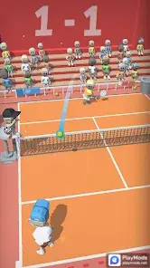 Tropical Tennis Swipe<span>(AD Remove-Free Rewards)</span> screenshot image 2_Popularmodapk.com