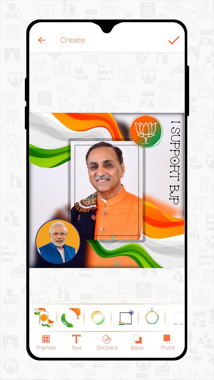 Election Support DP Maker 2022 screenshot image 2_Popularmodapk.com