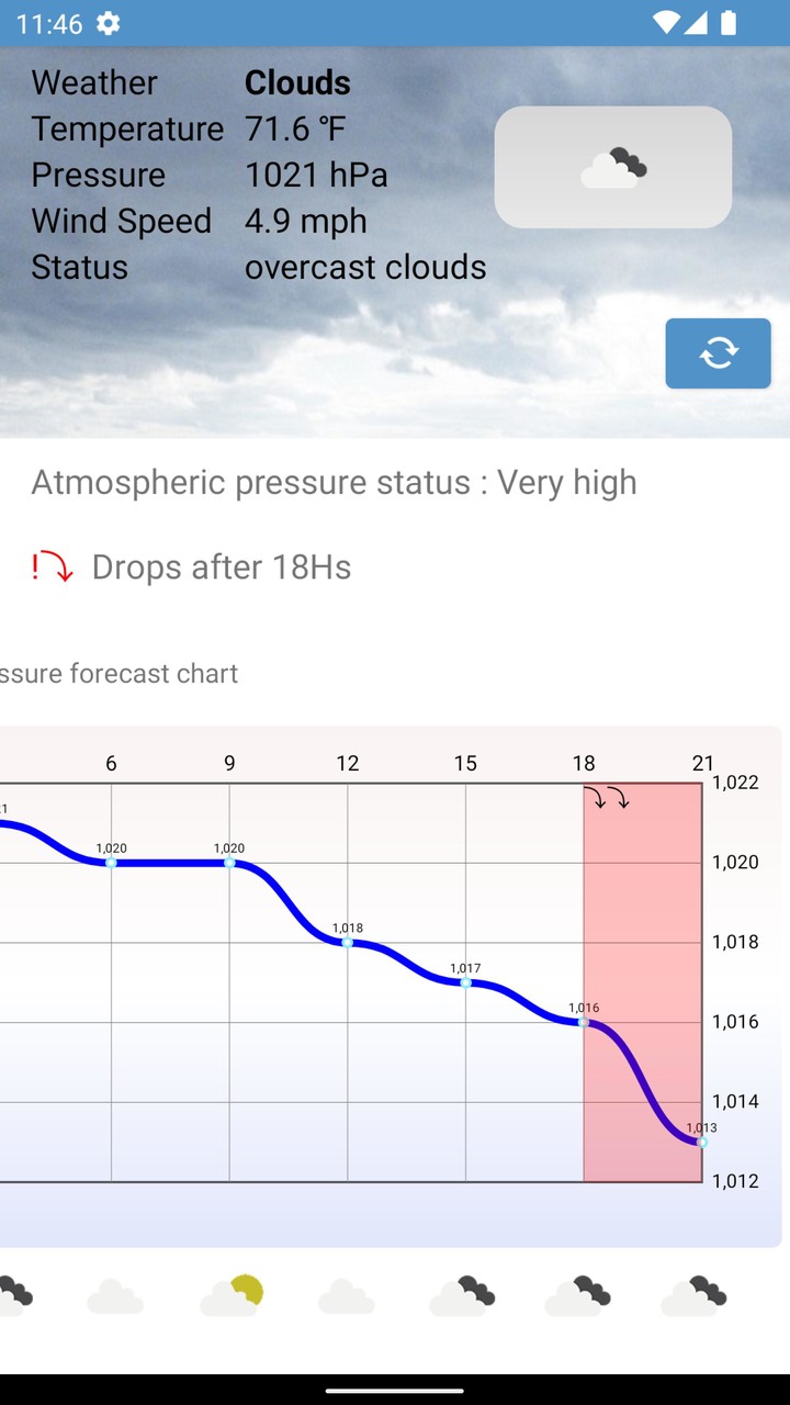 Barometric pressure forecast screenshot image 7_Popularmodapk.com