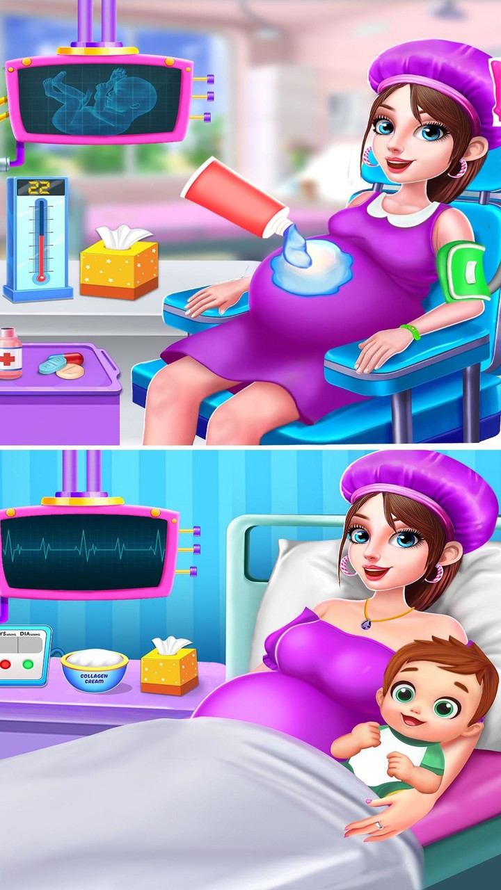 Pregnant Mommy Care Baby Games screenshot image 2_Popularmodapk.com