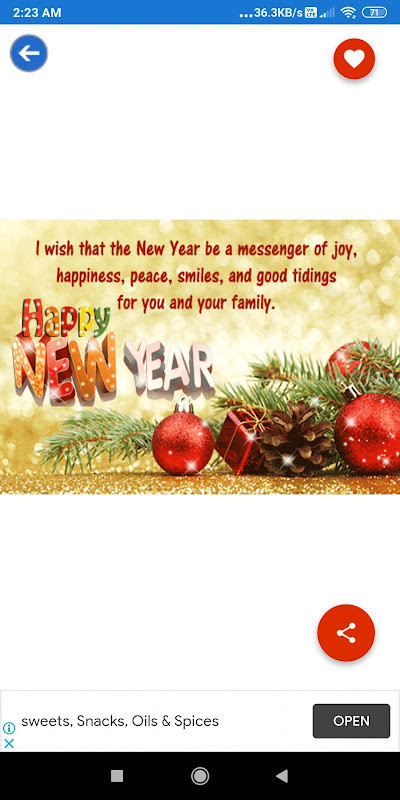 Happy New Year:Greeting, Photo Frames, GIF, SMS screenshot image 8_Popularmodapk.com