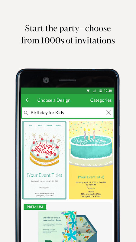 Evite: Email & SMS Invitations screenshot image 9_Popularmodapk.com