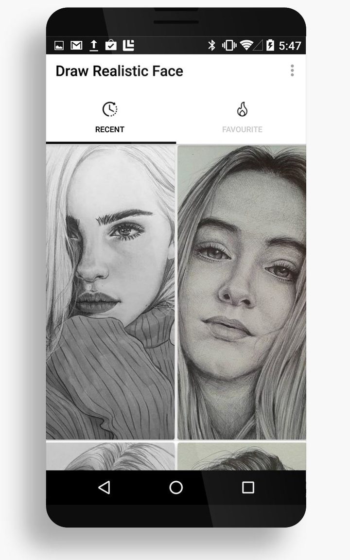 Drawing Realistic Face screenshot image 1_Popularmodapk.com