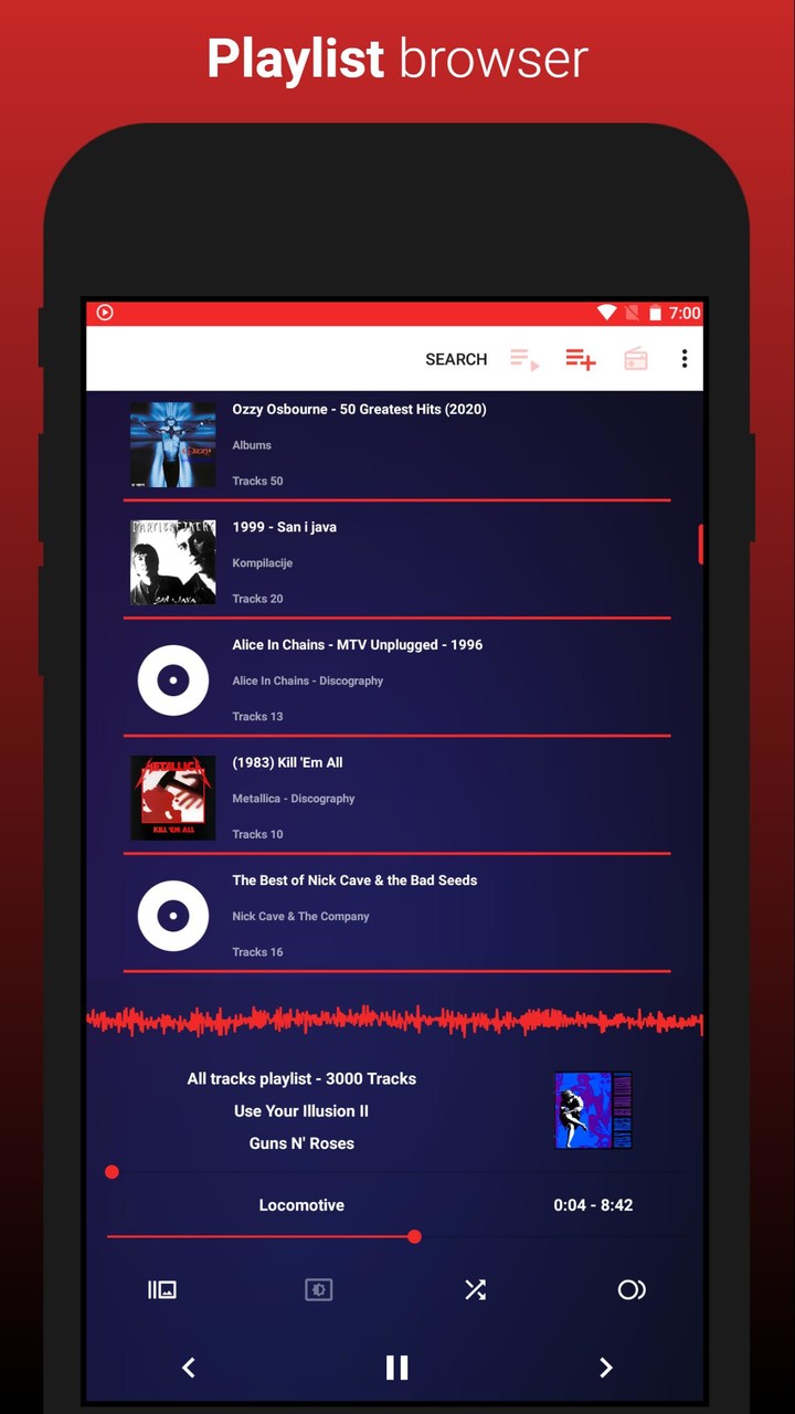 Hole Player - Music & Radio screenshot image 4_Popularmodapk.com