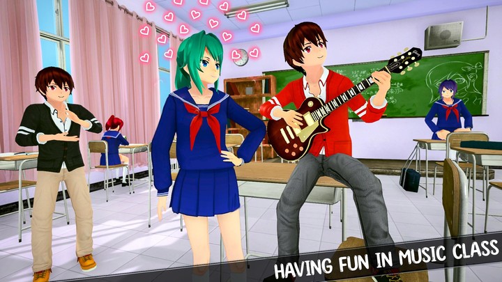 Anime High School Yandere Girl screenshot image 2_Popularmodapk.com