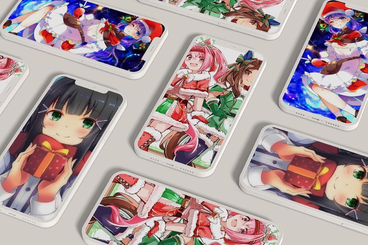 Christmas Anime wallpaper 4K screenshot image 7_Popularmodapk.com