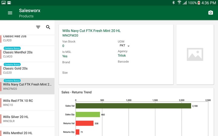 SalesWorx - FSA screenshot image 8_Popularmodapk.com