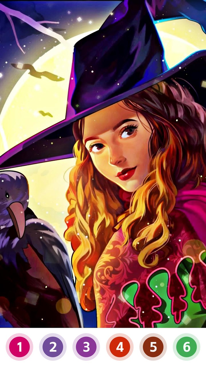 Witch & Wizard Color by Number screenshot image 4_Popularmodapk.com