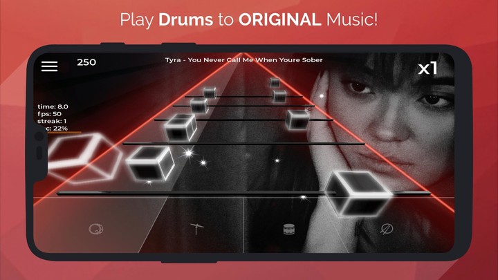 Drumblox Music Game screenshot image 1_Popularmodapk.com