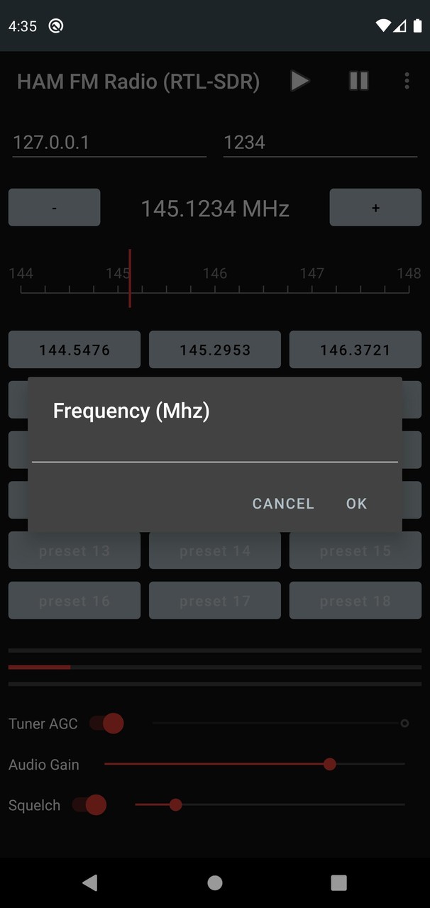 HAM FM Radio (RTL-SDR) screenshot image 2_Popularmodapk.com