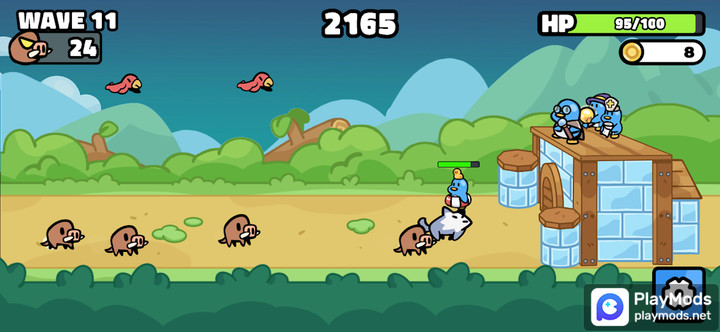 Waddle Wars: Roguelike Defense<span>(no ads)</span> screenshot image 1_Popularmodapk.com