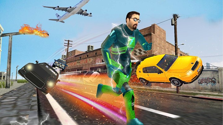 Light Superhero Speed Hero screenshot image 1_Popularmodapk.com
