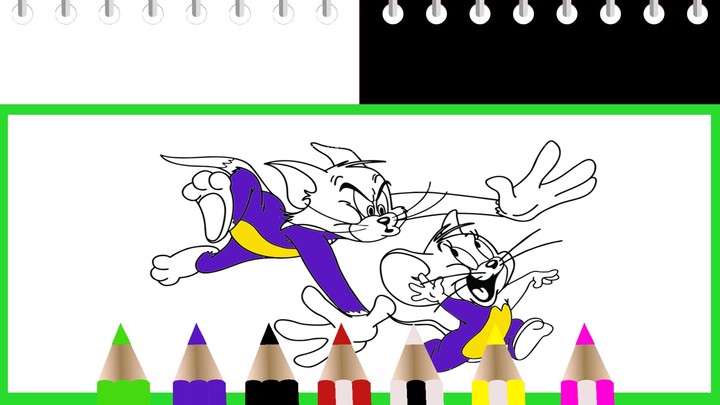 Tom Cat And Mouse - Color Book screenshot image 2_Popularmodapk.com