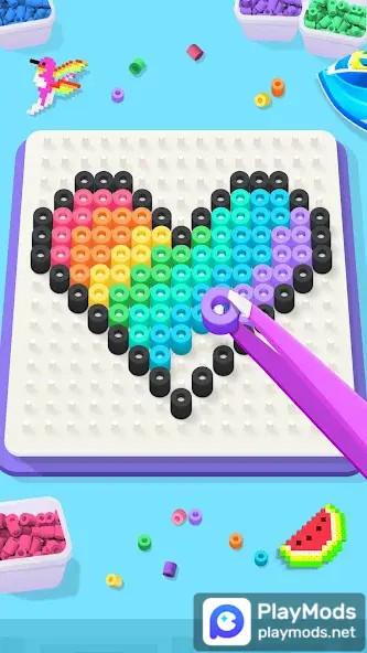BeadArt: Relaxing beads design<span>(Ad-free and rewarded)</span> screenshot image 4_Popularmodapk.com
